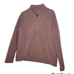 Abercrombie & Fitch Quarter Zip Pullover Sweater